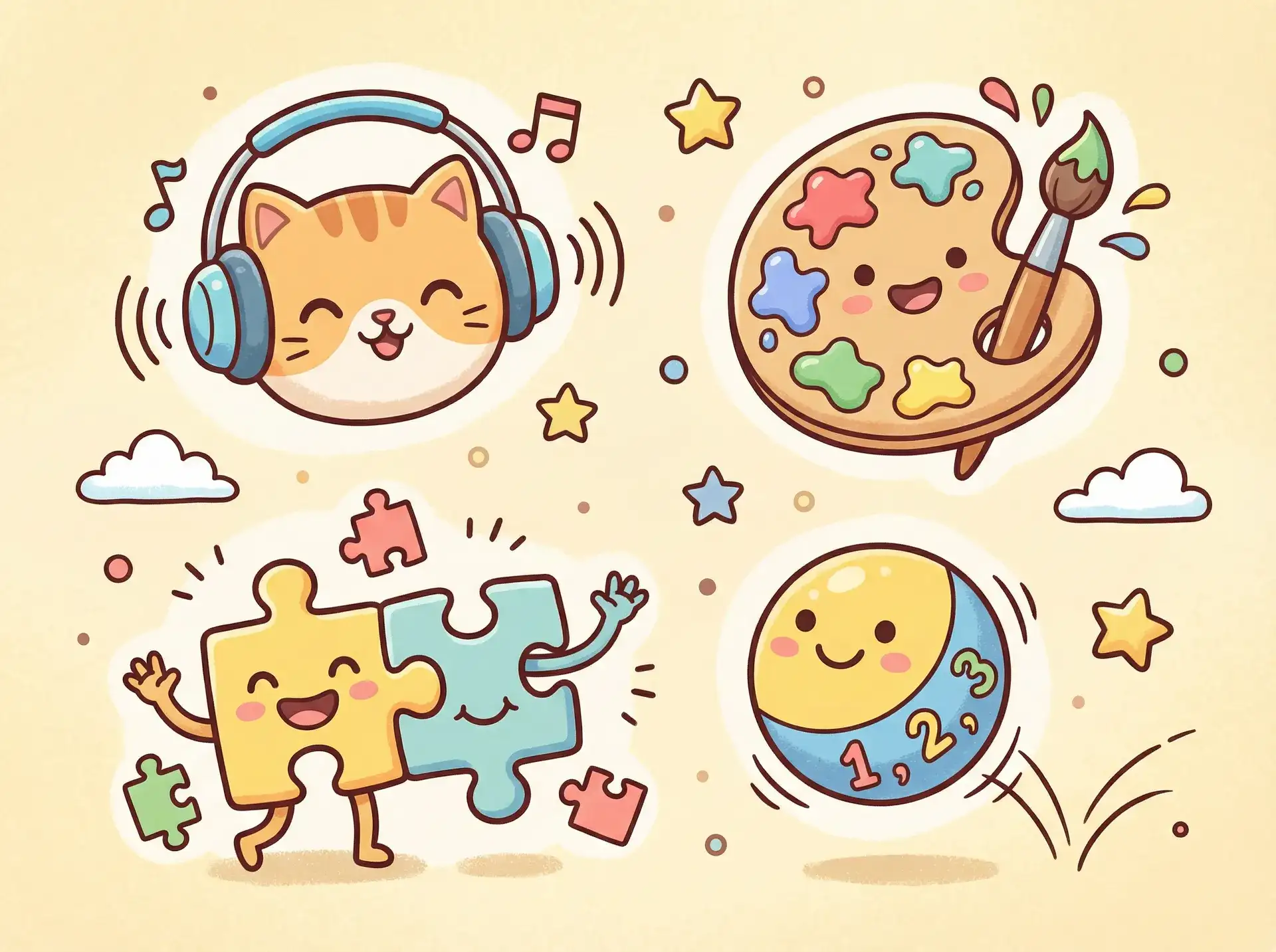 小朋友的手工作品 - 原神3.1 益智创作